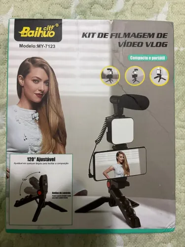 Kit de Filmagem de Vídeo Vlog (novo)