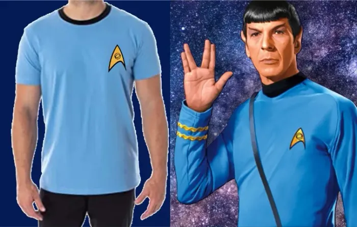 Camiseta Primeiro Oficial e Oficial de Ciências Sr. Spock