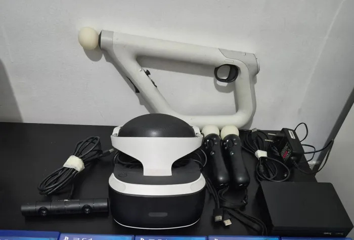 Kit PlayStation VR PS4 Completo + Aim Controller + 2 PS Move