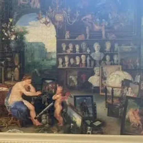 QUADRO PEÇAS DE QUEBRA-CABEÇA - 1500 PEÇAS - O CIENTISTA