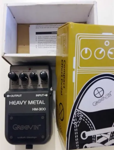 Pedal Heavy Metal Groovin p/ Guitarra Estado Excelente na Caixa