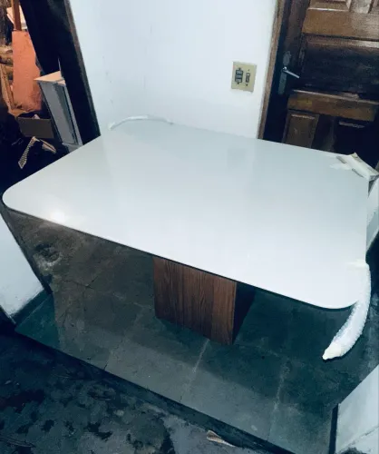 Mesa + 4 cadeiras off white