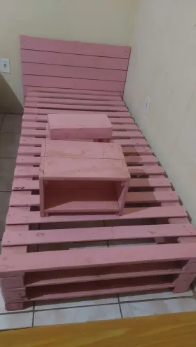 Cama de Solteiro em palite