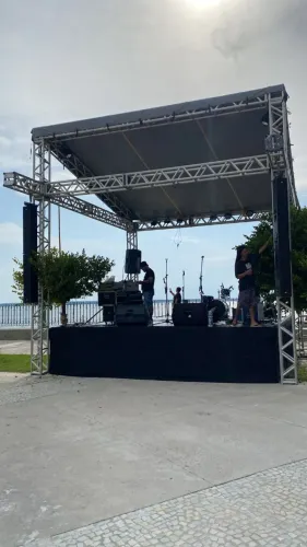 Locação de palco