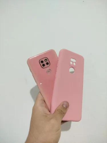 Motorola G9 play 64gb rosa com capinha e película 