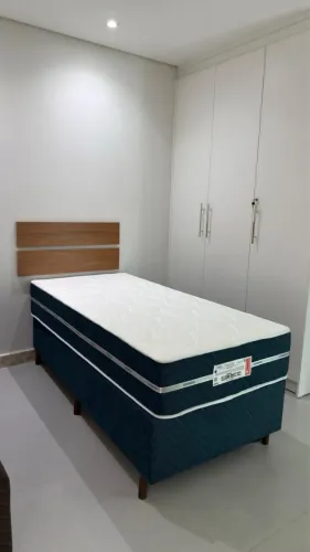 NOVO: CAMA BOX + COLCHÃO SOLTEIRO NO PLÁSTICO  