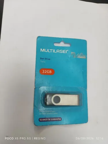 Pendrive Twist 32gb Multilaser chaveiro