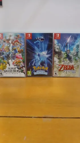 3 Jogos Originais do Nintendo Switch