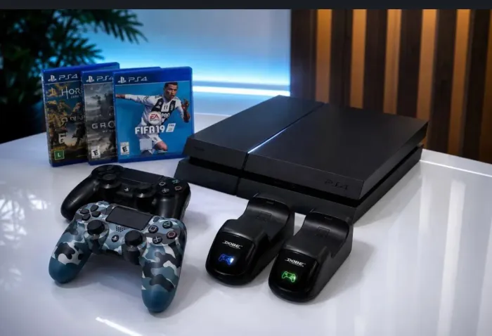 PS4 1TB, Estado Novo. dois Console Originais