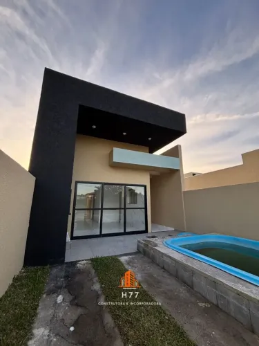 Linda Casa Nova Com Piscina Em Guaratuba Paraná Bairro Cohapar