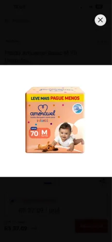 Vendo fralda amorável 
