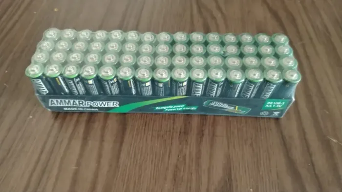 Pilha AA 1.5V - Caixa com 60 unidades - Lacradas - Emb. Danificada