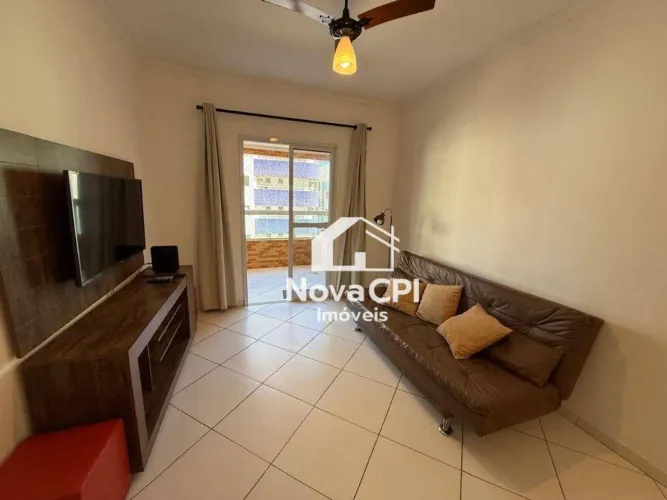 Apartamento para Locação no Canto do Forte em Praia Grande Mobiliado, 1 Quarto e Lazer Co