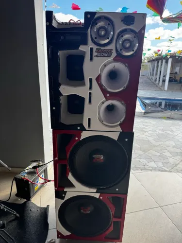 Caixa de som Bob equipamento tudo novo