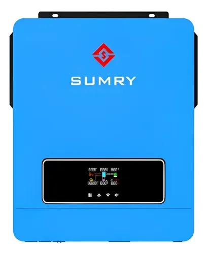 Inversor Híbrido Solar Sumry 6.2KW e 220V 48VDC Onda Senoidal OFF e ON Grid