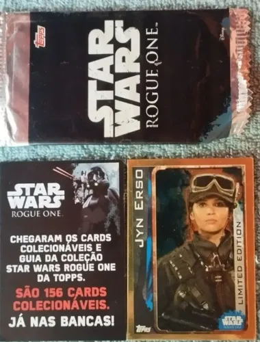 Card Star Wars Rogue One - Jyn Erso | Edição Limitada