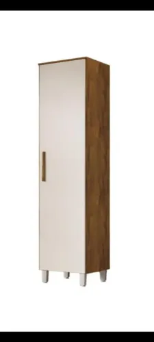 Armário multiuso 1 porta com 6 prateleiras