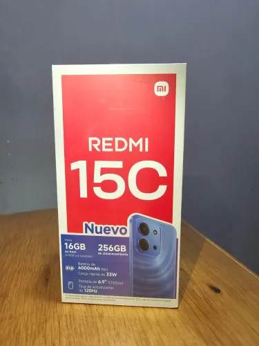 Celular redmi 15c Black 8Gb RAM 256Gb (Lacrado)