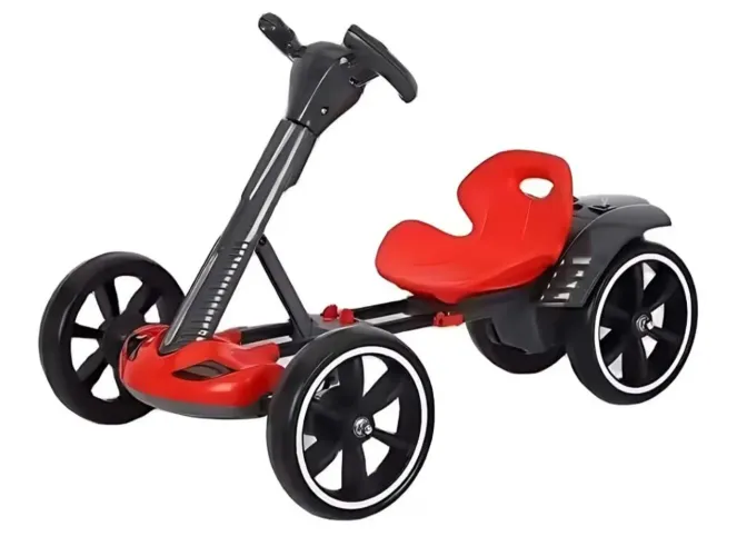Kart Elétrico Infantil Kidino com LED e Som - Carrinho Elétrico 1 Assento