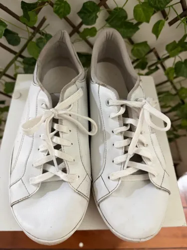 Tênis Branco Casual Feminino Love Tam. 38