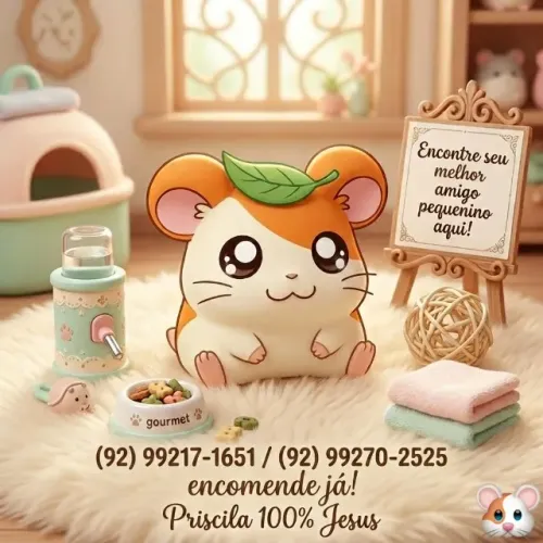 Vendo filhote de Hamster ? 70,00 reais 