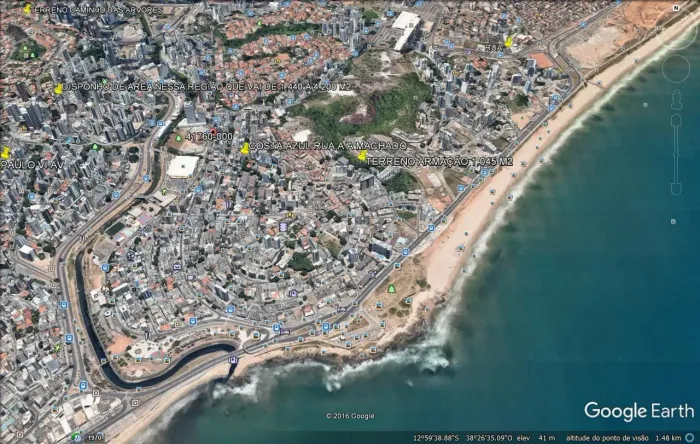 TERRENO COSTA AZUL 1.600 M2, INCORPORAÇÃO RESIDENCIAL ETC