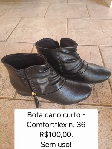 Bota Comfortflex - sem salto