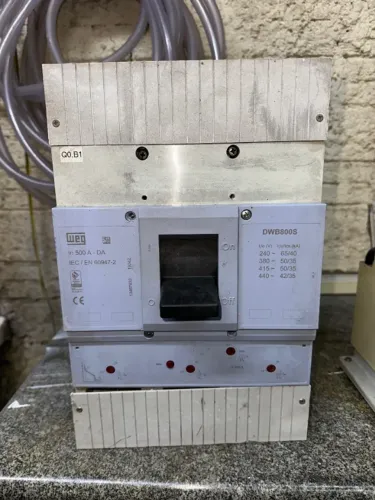 Disjuntor WEG caixa moldada DWB800S 500A