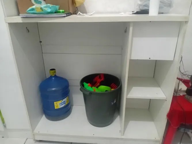 Balcão de loja de roupa