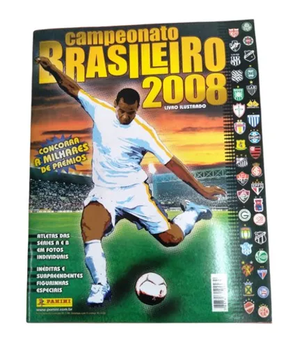 Álbum figurinhas Campeonato Brasileiro 2008
