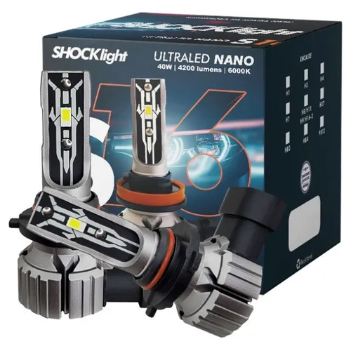Lâmpada Ultra Led Hb3 Range Rover Evoque S16 Nano 6000k 40w