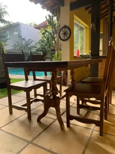 Mesa madeira maciça nobre