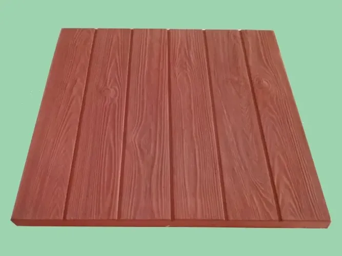Piso Deck Cimentício Antiderrapante 50x50 Marrom