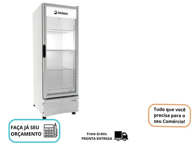 Freezer Vertical Porta de Vidro Imbera Novo