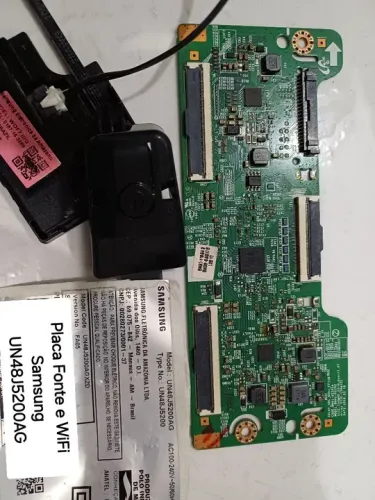 Placa Fonte e Wi-Fi Samsung UN48J5200AG usada