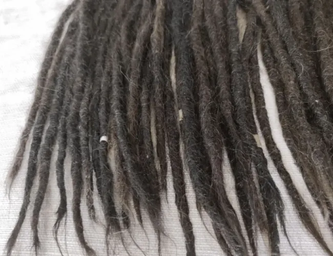 Dreads naturais 45 dreads de 45cm 