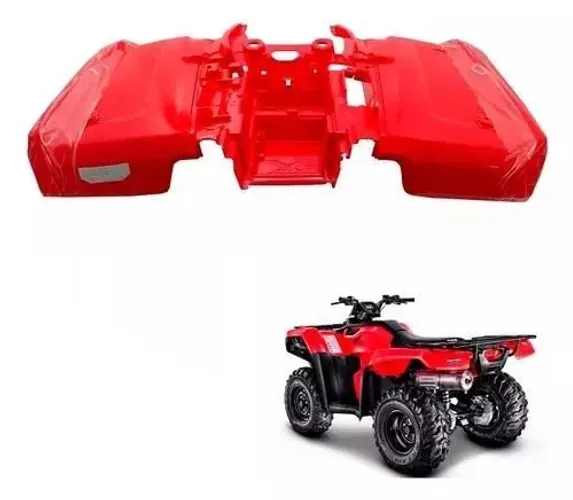 carenagem traseira trx 420/430/450 quadriciclo honda
