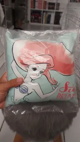 Mini Almofada Ariel Sea Dreams 25cmx25cm