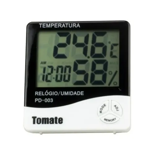 Relógio Digital Termo Higrômetro Tomate PD-003 Loja Coimbra Computadores Entregamos
