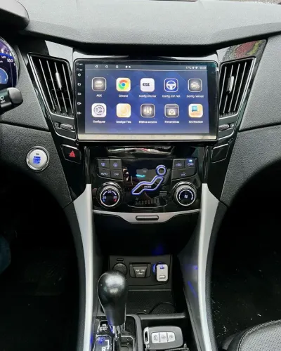 Central Multimídia Android 9 polegadas Carplay sem fio Android auto  Hyundai Sonata 