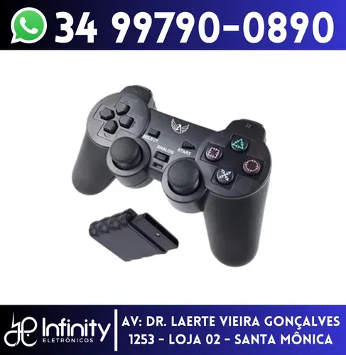 Controle Ps2 Playstation 2 sem fio