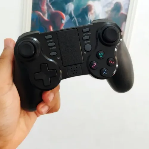 Controle PlayStation 4, Smart-TV e PC Bluetooth - Novo