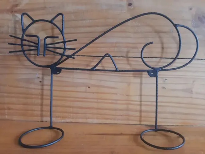 Suporte para Potes de Plantas Gato Vergalhão 2 suportes