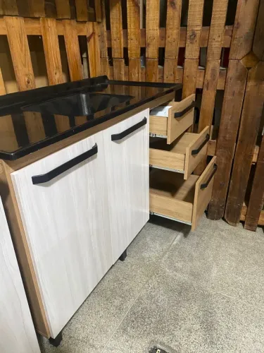 Balcão de pia + tampo marmorite a pronta entrega!!