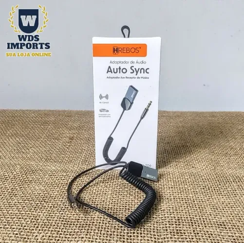 Adaptador Receptor Áudio Bluetooth P2 Som Automotivo