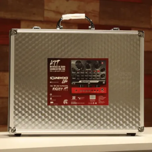 Kit Interface de Áudio Soundvoice Lite Soundcast KT-300