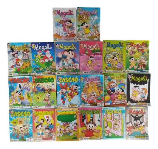 Kit De 20 Gibis Da Turma Da Monica sem repetição