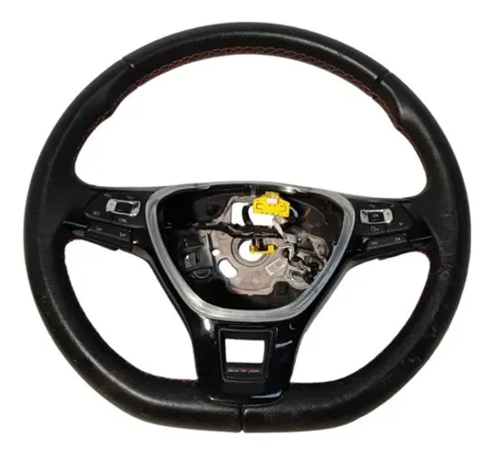 Volante Direçãovolkswagen Virtus Gts 1.4t 2021 Detalhe   Preto