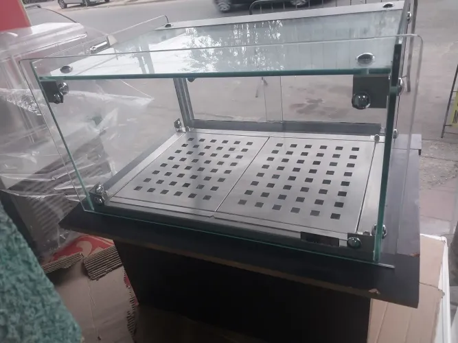 Vitrine estufa para salgados