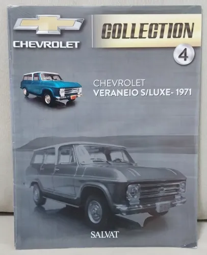 Lote com 2 fascículos da coleção de miniaturas "Chevrolet Collection" - Editora Salvat